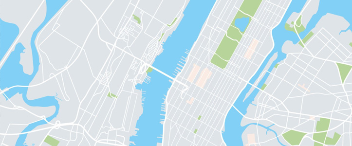 New York map